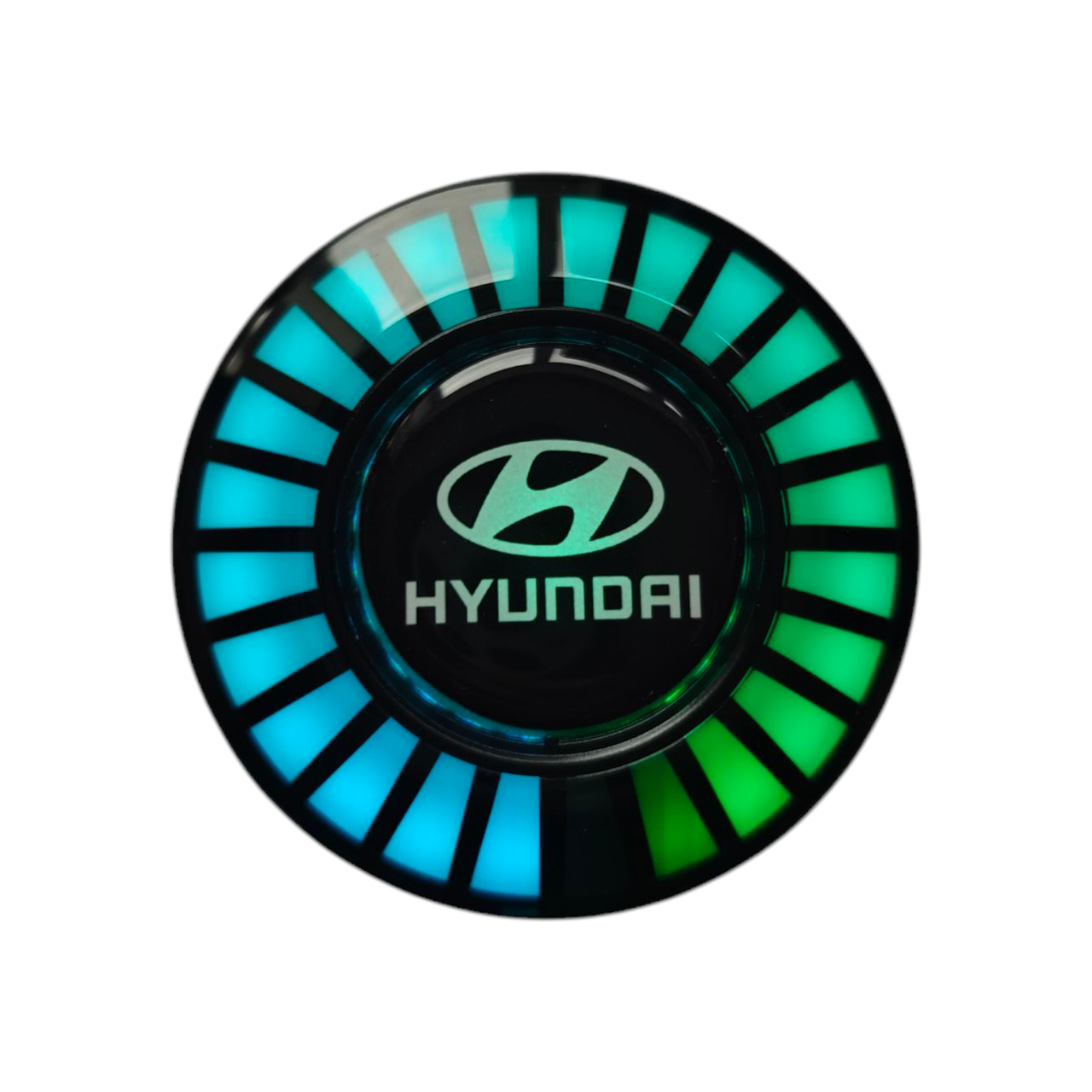 Ароматизатор в авто з еквалайзером Hyundai, світлодіодне підсвічування в авто