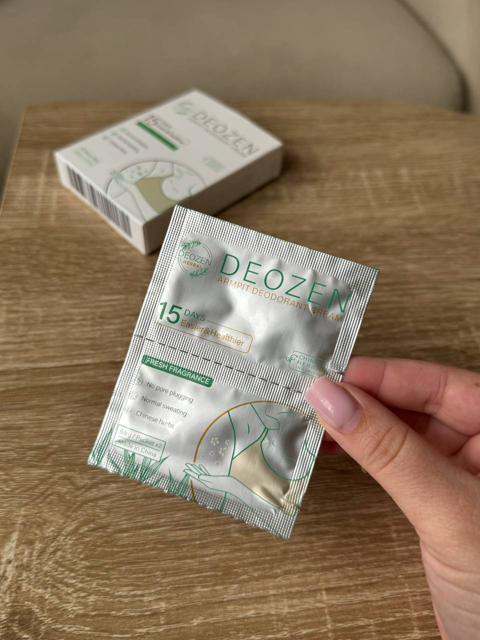 Крем-дезодорант Deozen  саше, фото 1