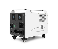 2000 Вт переносна зарядна станція Must HBP1800-2024OS 2560W LiFePO4 LCD, 24VDC, PV /60A MPPT 6000 cycle 80%, фото 3