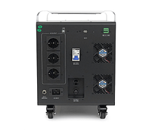 3000 Вт переносна зарядна станція HBP1800-3024OS 3072W LiFePO4 LCD, 24VDC, PV 60A MPPT 6000 cycle 80%, фото 5