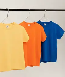 Набір дитячих футболок 3 шт. Valueweight Fruit of the Loom, 100% бавовна