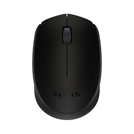 Мишка безпровідна Logitech B170 Black, фото 1