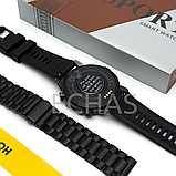 Чоловічий смарт годинник з металевим браслетом Modfit K52 Black, фото 3