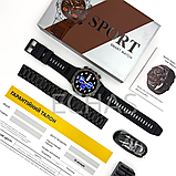 Чоловічий смарт годинник з металевим браслетом Modfit K52 Black, фото 4