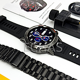 Чоловічий смарт годинник з металевим браслетом Modfit K52 Black, фото 7