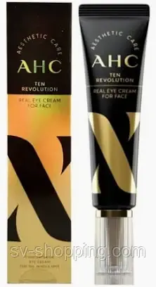 Антивіковий крем для повік та обличчя з ефектом ліфтингу AHC Ten Revolution Real Eye Cream For Face, 30ml