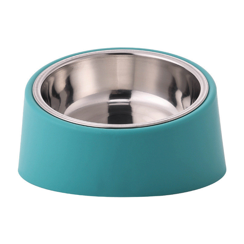Миска для собак "Pet Style" с захистом шиї для корму та води 15,4*8,5 см Блакитна