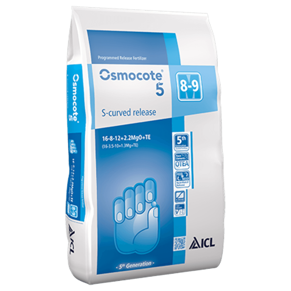 Добриво Osmocote S Curved 16+8+12+2,2MgO+TE 8-9 м 25 кг