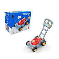 Дитяча іграшка газанокосарка з мильними бульбашками, підсвічування, звукові ефекти, ручка тримач