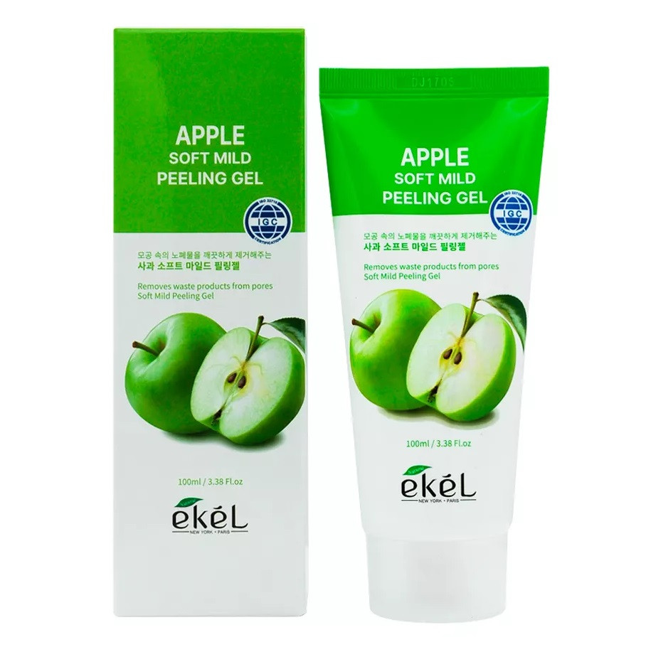 Пілінг-скатка з екстрактом яблука Ekel Natural Clean Peeling Gel Apple 100 мл, фото 1
