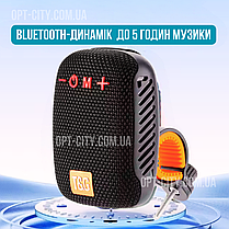 Бездротова блютуз колонка для велосипеда велосипедний Bluetooth-динамік TG392 з FM-радіо та спікерфоном, фото 3