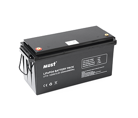 Акумуляторна батарея Must LiFePO4 LP15-12200 12,8V 200Ah, 2,56kWh, 6000 циклів, 502x185x243, 23kg