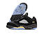 Чоловічі чорні кросівки Nike Air Jordan 5 Low, фото 6