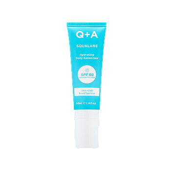 Зволожувальний сонцезахисний крем для обличчя Q+A Squalane Hydrating Daily Sunscreen