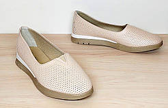 Балетки жіночі літні шкіряні від виробника модель ЛОН25-31