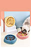 Миска для повільного харчування собак "Pet Style" 21*21*4,5 см Жовта, фото 5