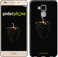 Чехол на Huawei Honor 5C Черная клубника "3585u-356"