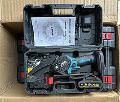 Акумуляторна ланцюгова мініпилка в кейсі BSTDH 2 акумулятори 36 А-Ч MAX 2 шини 6-8 дюймів