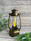 Лампадка із скла та пластику ,висота 17 см, фото 3