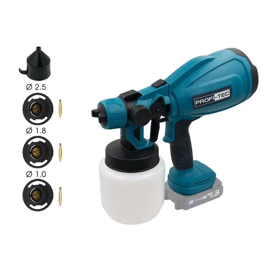 Фарбопульт акумуляторний PROFI-TEC PSG80020