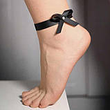 Жіночі браслети з бантиками на ноги SV Leather Ankle 2 шт., фото 2