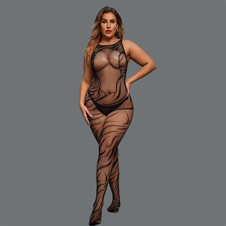 Спокусливий бодистокінг із відкритим доступом L-XXL — Еротична білизна, фото 1