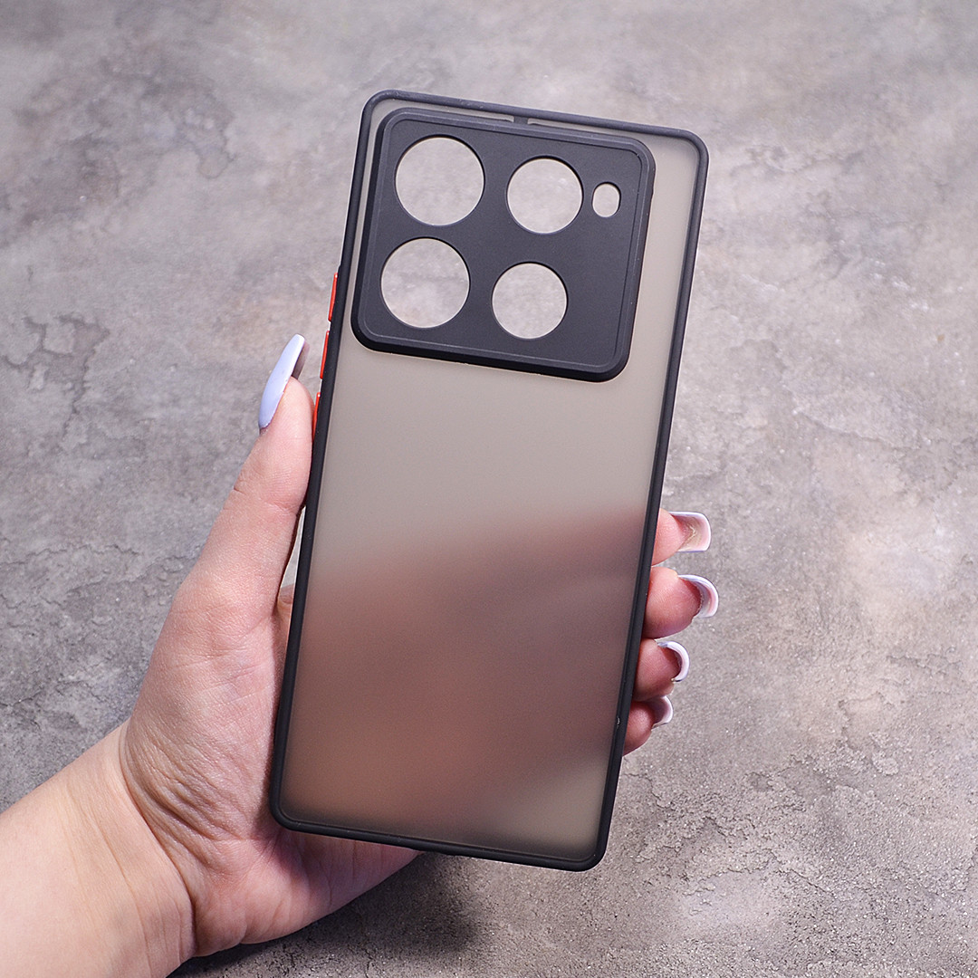 Пластиковий чохол з кольоровими боками і захистом на камеру Infinix Note 40 Pro X6850 / Note 40 Pro Plus
