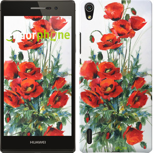 Чехол на Huawei Ascend P7 Маки "523c-49"