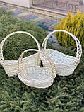Набір корзин з лози "Коса" . Арт:1009, фото 9