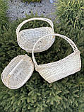 Набір корзин з лози "Коса" . Арт:1009, фото 4