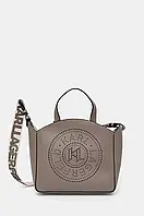 Urbanshop com ua Шкіряна сумочка Karl Lagerfeld колір сірий A1W30058 РОЗМІРИ ЗАПИТУЙТЕ
