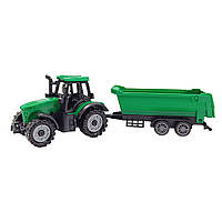 Дитячий іграшковий трактор з причепом 5279-92BD(Dark-Green-1)