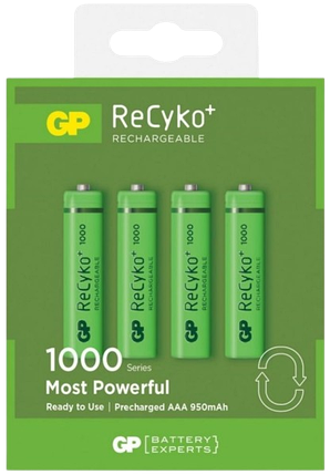 Акумулятор Gp ReCyko 1000 Series 950mAh (100AAAHCE-EB4 / 4891199186585), фото 1