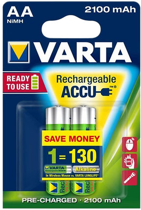 Акумулятор Varta 2100mAh (56706101402), фото 1