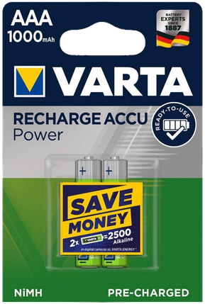 Акумулятор Varta 1000mAh (05703301402), фото 1