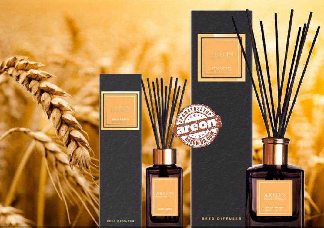 Ароматизатор 85ml - "Areon" Ном Perfume PREMIUM Gold Amber (Золотий Бурштин) (PSL07)