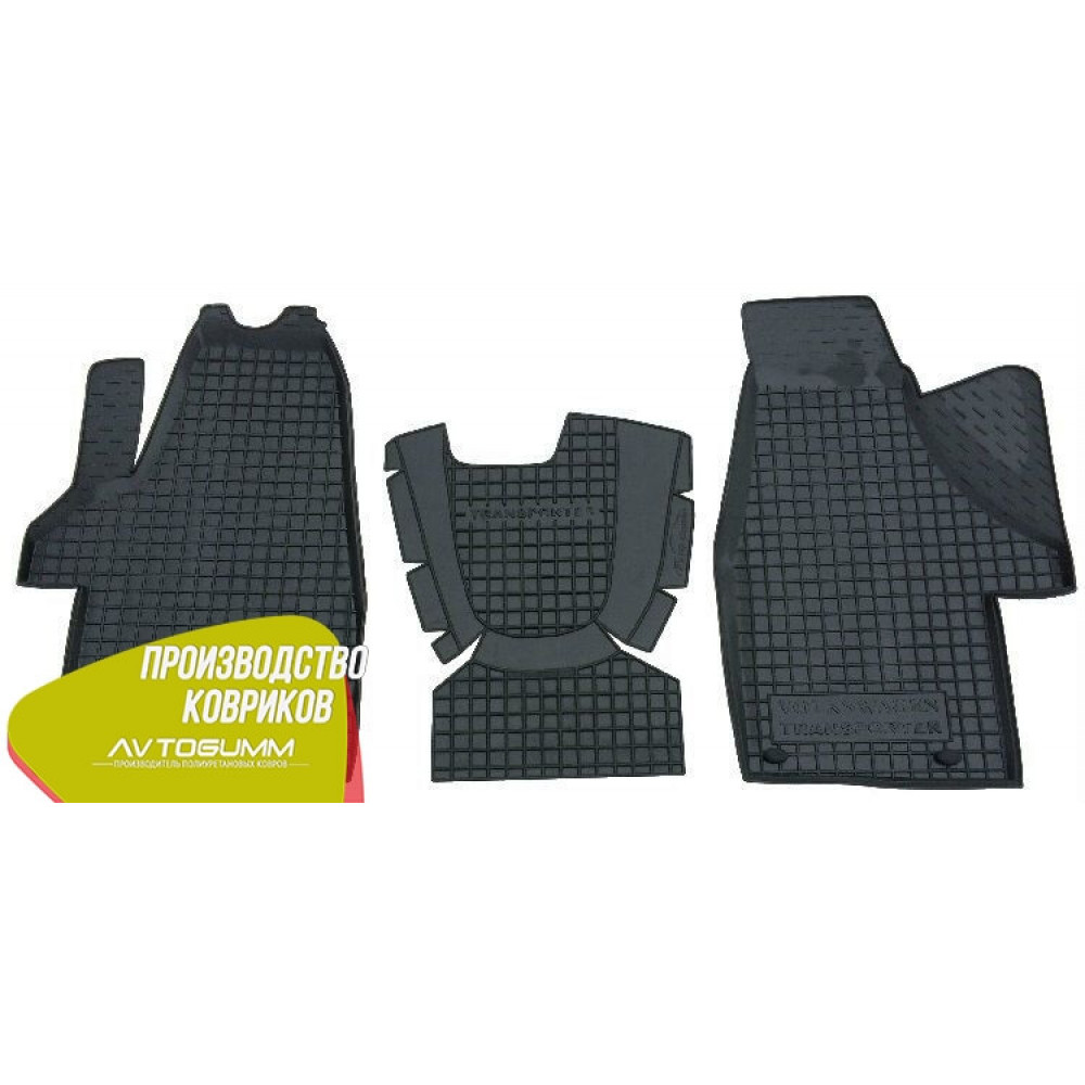 Автомобільні килимки в салон Volkswagen T5 (Transporter) з 2010-1+1 "Avo-gumm" 11330