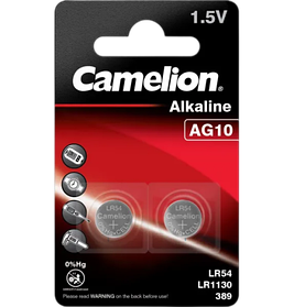 Батарейка Camelion Alkaline (AG10-BP2)