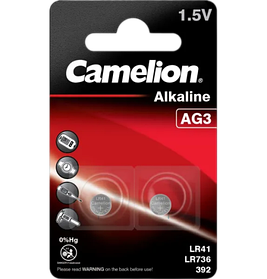 Батарейка Camelion Alkaline (AG3-BP2)