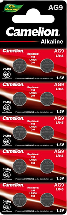 Батарейка Camelion Alkaline (AG9-BP10), фото 1