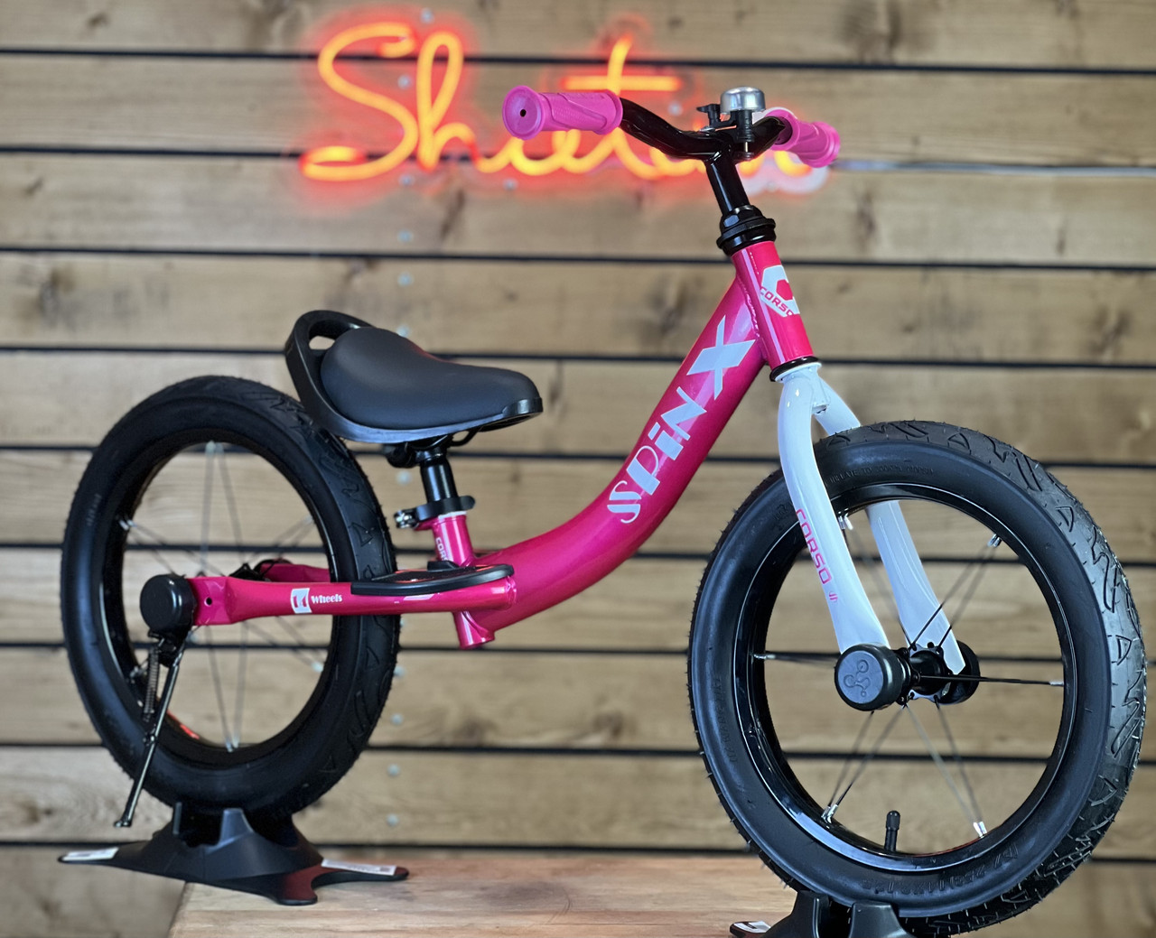 Біговел велобіг 14" Corso Spin-X PX-211-74 рожевий, фото 1