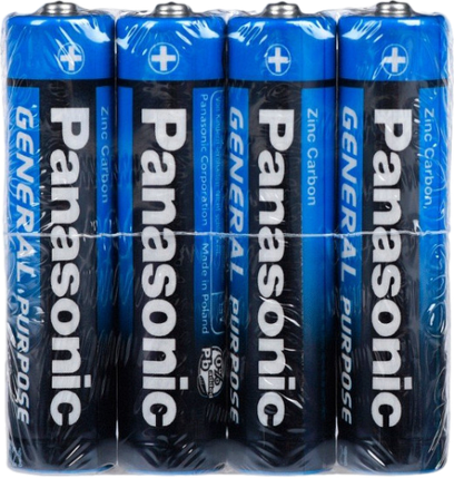 Батарейка Panasonic General Purpose (R03BER/4PR), фото 1