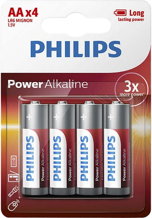 Батарейка Philips Power Alkaline (LR6P4B/10), фото 1
