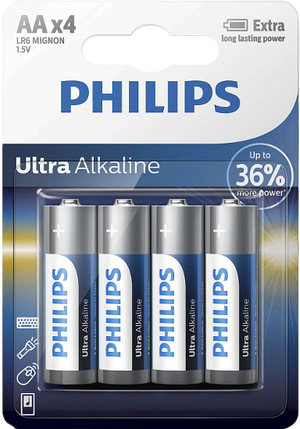 Батарейка Philips Ultra Alkaline (LR6E4B/10), фото 1