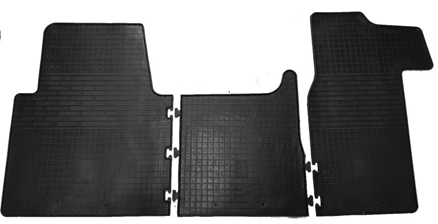 Автомобільні килимки в салон Renault Master 03-10 / Opel Movano 03-07 / Nissan Interstar 98-/03 3шт "Дубно", фото 1