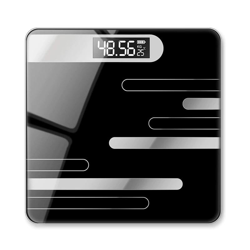 Цифрові  підлогові ваги Boro BL-1603 із загартованого скла до 180 кг Чорні