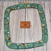 Чохол для квадратних п'ялець Nurge №4 (250*280 мм) Жолуді на зеленому