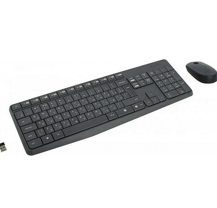 Комплект безпровідний мишка+клавіатура Logitech MK235, фото 1