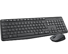 Комплект безпровідний мишка+клавіатура Logitech MK235, фото 3