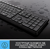 Комплект безпровідний мишка+клавіатура Logitech MK235, фото 6
